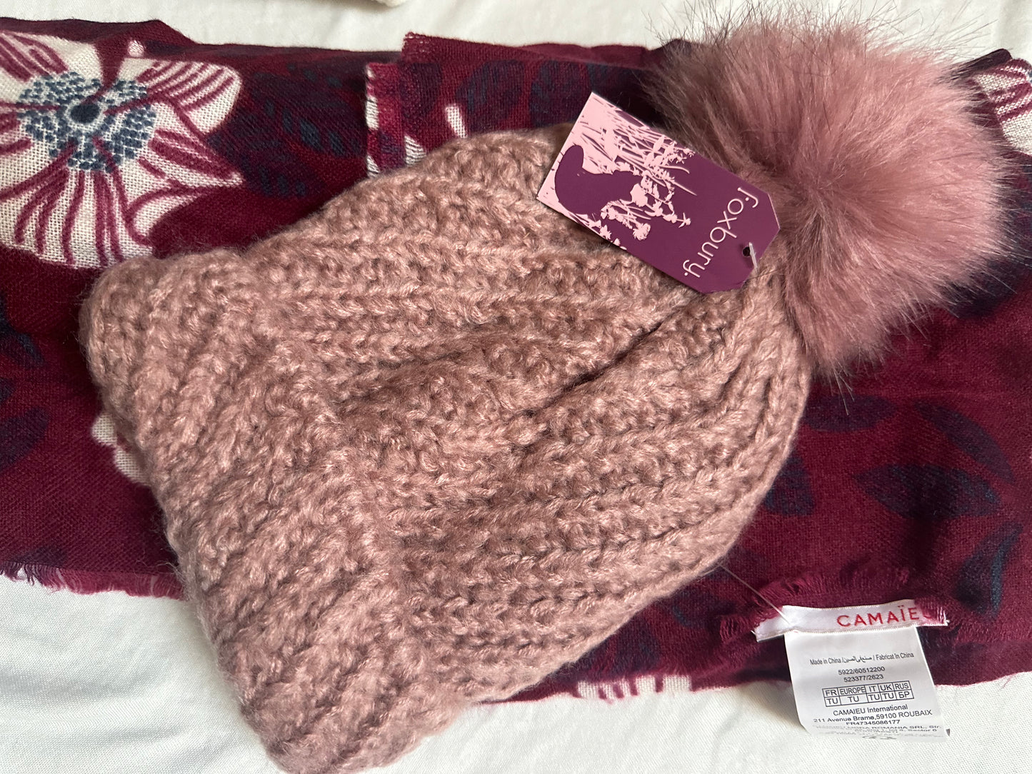 Winter/schaal und Mütze